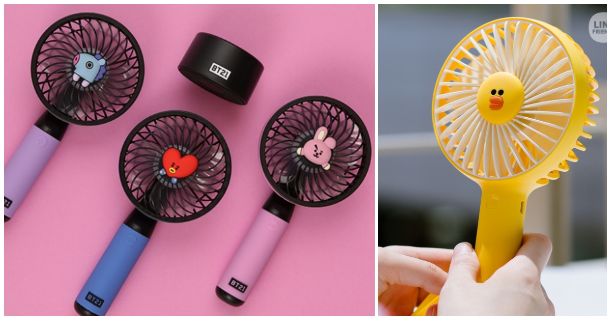 阿米們又有新周邊可以入手！BT21推出隨身小風扇來納涼兼賣萌♡ BT21、BTS、Army、阿米、夏天