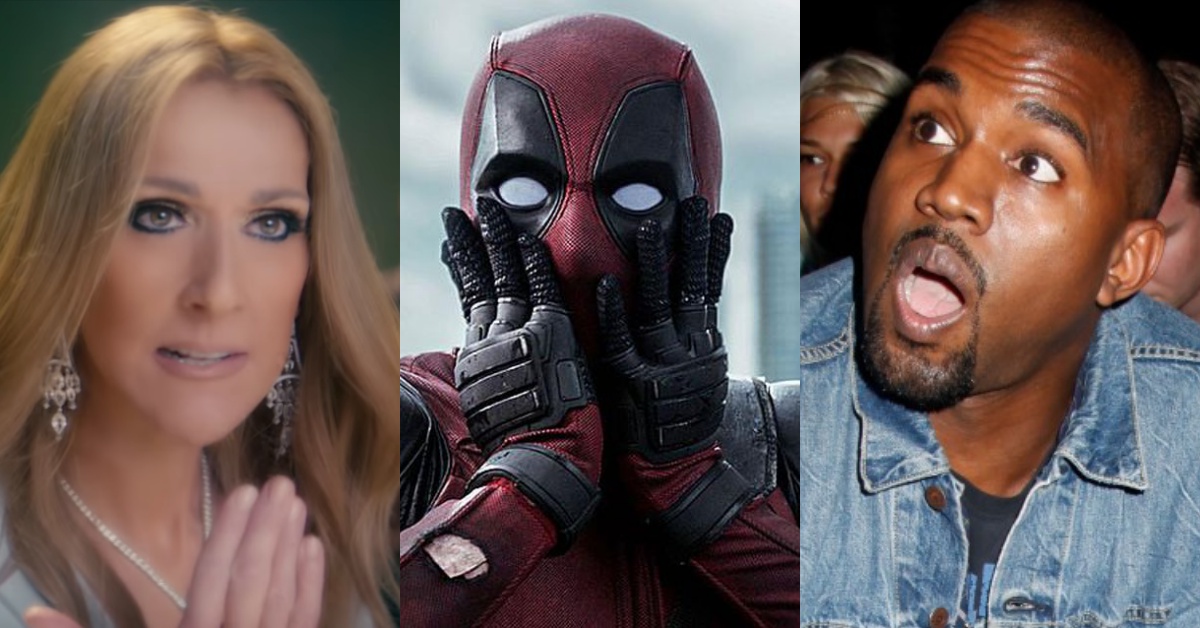 肯伊威斯特暗示死侍配樂有「致敬感」！死侍、席琳狄翁組隊神回「拿我的歌去Remix」吧！ 肯伊威斯特、死侍、萊恩雷諾斯、席琳狄翁