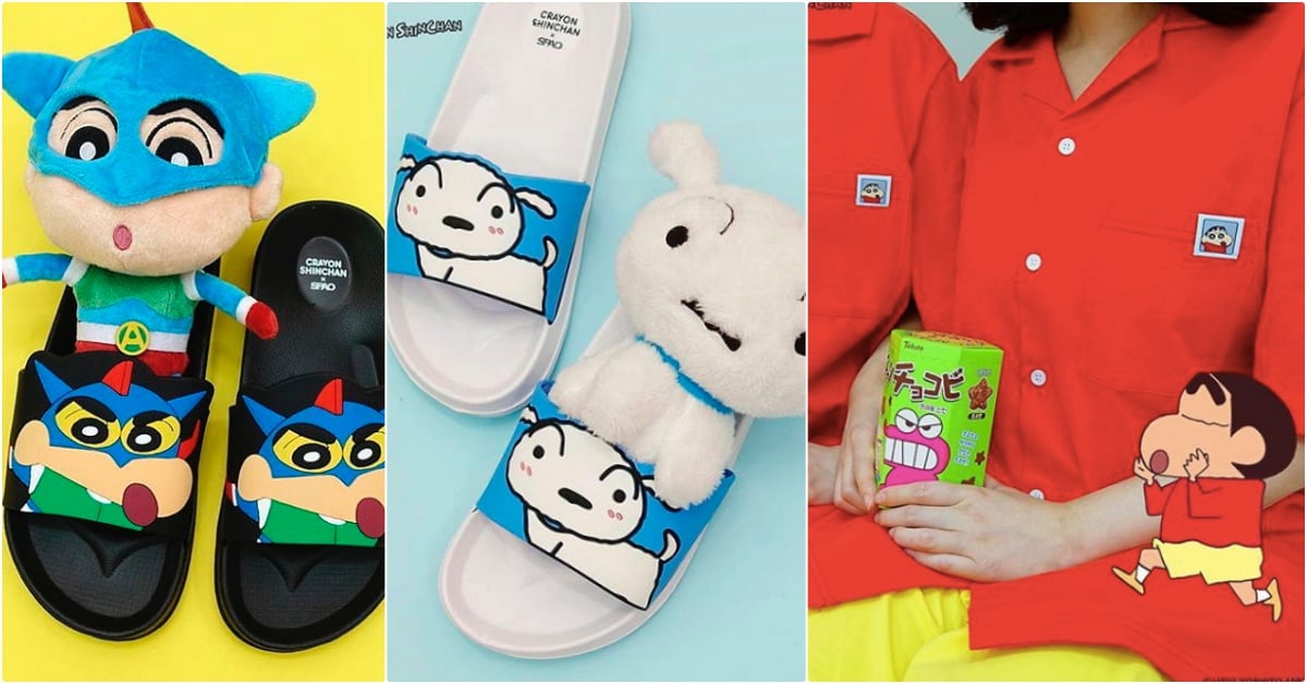 小白～你回來了！「SPAO×蠟筆小新」第二彈超萌聯名拖鞋來放火，韓妞已經搶瘋啦！ 蠟筆小新、SPAO、韓牌聯名、蠟筆小新聯名、小白、恐龍巧克力餅感、動感超人、韓牌新品、2018服裝新品、小白拖鞋