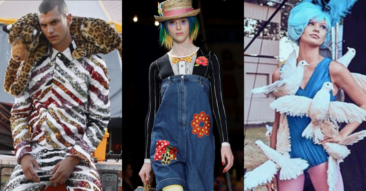 自帶白鴿出場超鬧！MOSCHINO早春「時尚馬戲團」，脖子以下都是腿神單品現身！ MOSCHINO、早春、馬戲團、Jeremy Scott