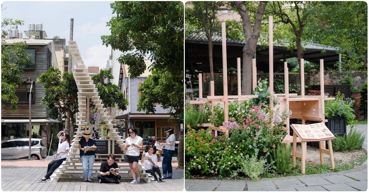 沒有牆壁的圖書館！台北最有故事的打卡網美景點就在「飛翔的書屋」 圖書館、飛翔的書屋、打卡、網美、景點、捐書、交換書、台北、台中、美好書席