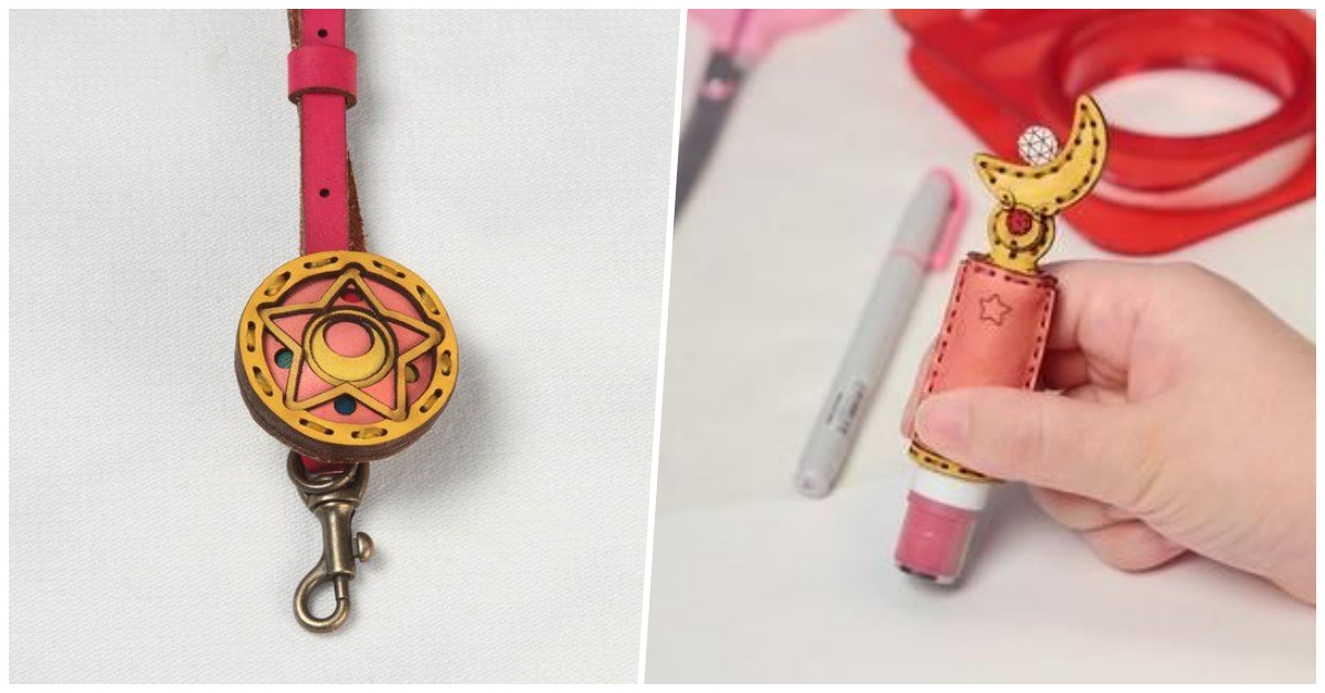 掛上證件帶一秒變身月光仙子！美少女戰士聯名皮件秀出你的美戰魂♡ 日本、美少女戰士、OJAGA DESIGN、皮件、變身器、武器、戰士、月光仙子、聯名