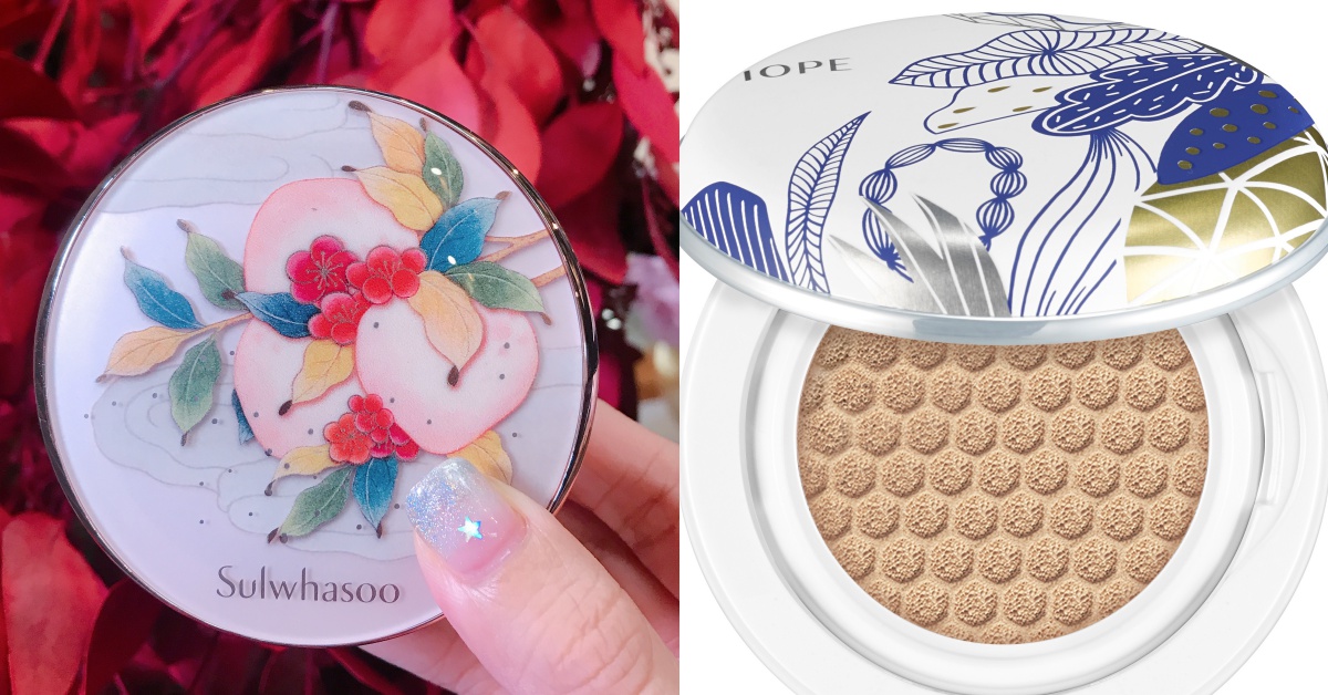 雪花秀「桃源仙境」、IOPE「花漾彩繪版」限量氣墊粉餅根本是藝術品等級！ IOPE、雪花秀、氣墊粉餅、雪花秀桃源仙境限量系列、限定花漾彩繪版