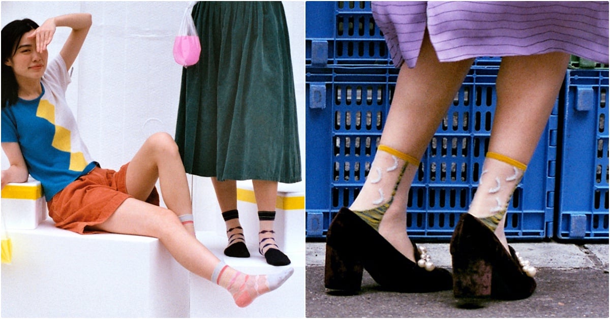 還以為是魚呢？原來是襪子啊！「+10・加拾」鮮美可口的透明襪上桌（腳）啦！ 台灣襪子品牌、可愛襪子、夏日襪子、+10・加拾、襪子穿搭、島的冰箱、劍旗魚襪、翻車魚襪