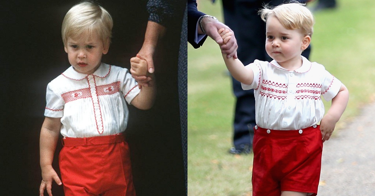 喬治小王子與威廉王子最討喜的跨時空撞衫！讓大家兒子、爸爸傻傻分不清楚！ 喬治小王子、威廉王子、撞衫、英國皇室、穿搭