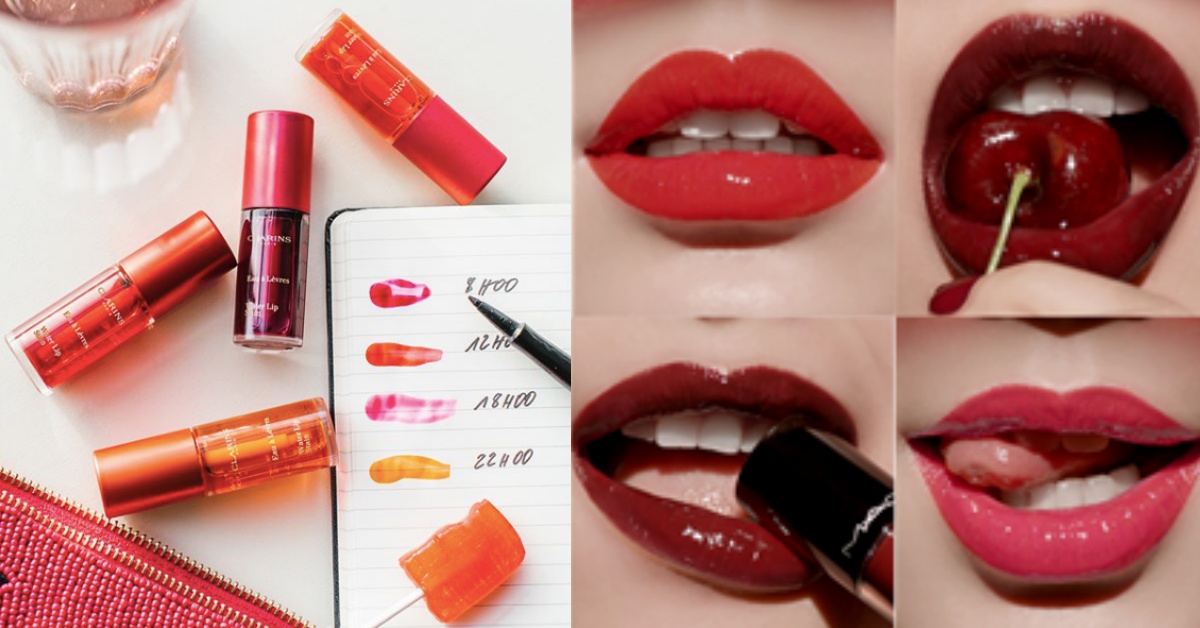 約會就擦這一支！克蘭詩「親親水唇彩」、DIOR「刺青唇露」、M.A.C「12H染唇露」不沾杯、不掉色！ 刺青唇露、親親水唇彩、M .A.C12H染唇露、迪奧癮誘超模漆光俏唇露