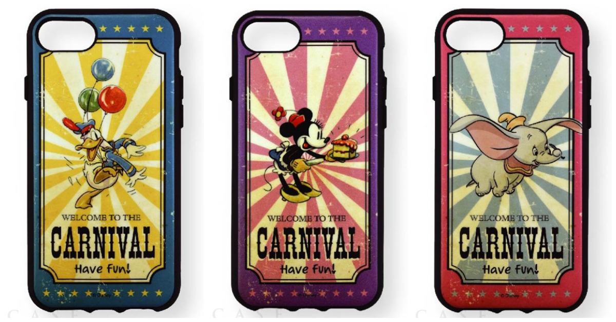 米妮的特技是切蛋糕？復刻風「迪士尼馬戲團手機殼」歡樂登場 迪士尼、手機殼、米奇、米妮、小飛象、小木偶、唐老鴨、馬戲團、嘉年華、彩票、mickey90、mickeytrueoriginal、happybirthdaymickey、歷久米新摯真經典、米奇90週年
