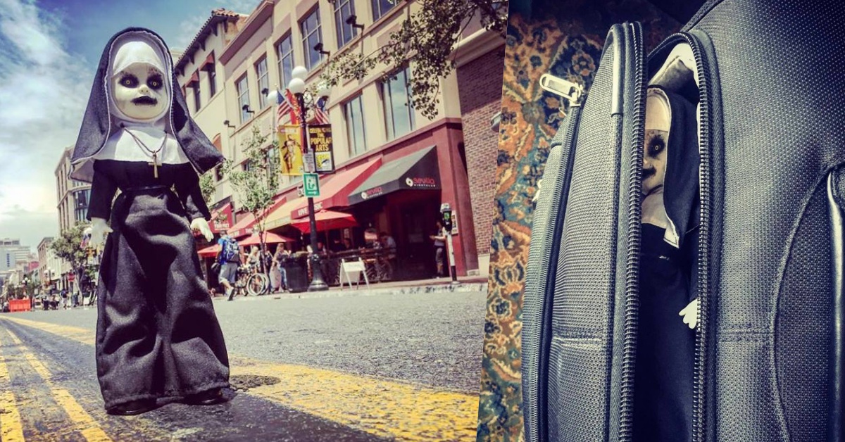 這款《鬼修女》我可以！Q版瓦拉克宣傳之旅照片集萌上線  鬼修女、瓦拉克、鬼片、聖地牙哥、Q版