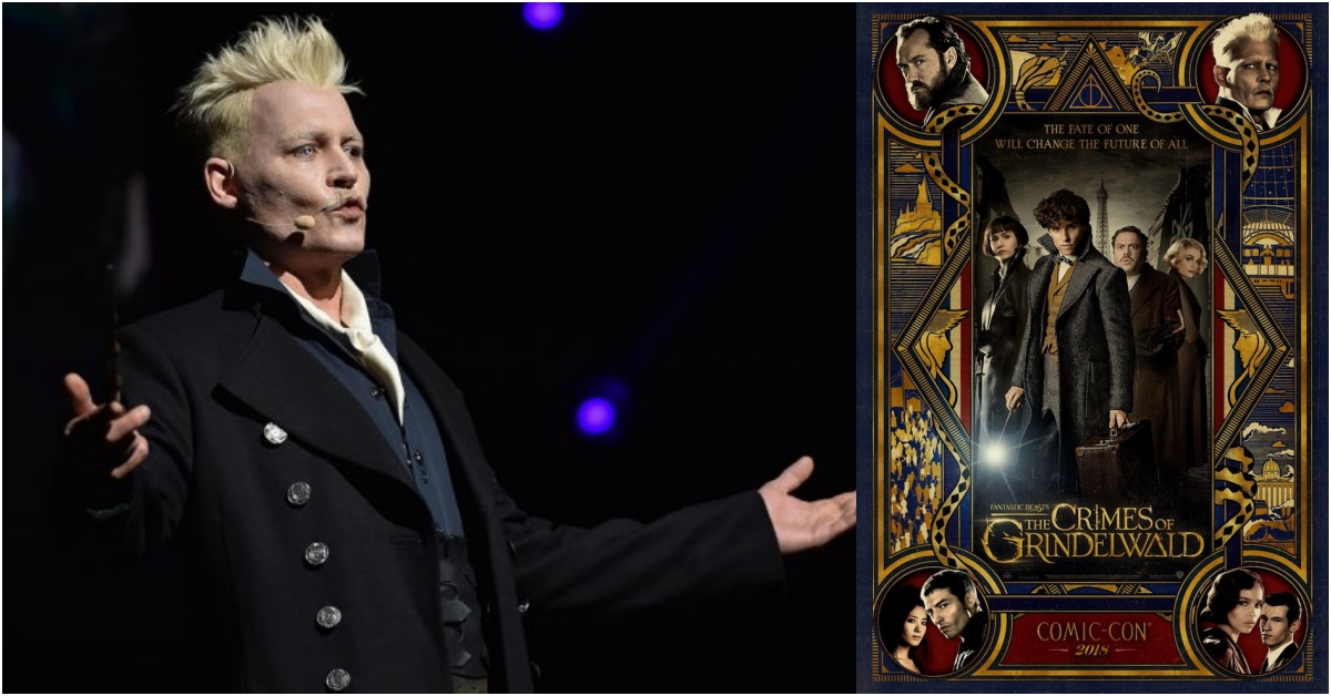 《怪獸與葛林戴華德的罪行》強尼戴普帶著「最新預告」在聖地牙哥高談巫師純種論 怪獸與葛林戴華德的罪行、怪獸與牠們的產地、聖地牙哥國際動漫節、強尼戴普、裘德洛、金秀賢、紐特、雅各、魁登斯、血咒宿主、尼樂勒梅、魔法石