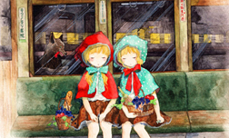 當世界還小的時候  療癒系少女異想插畫 藝術、插畫、童話、夢幻、RUI赋格巷890號、當世界還小的時候