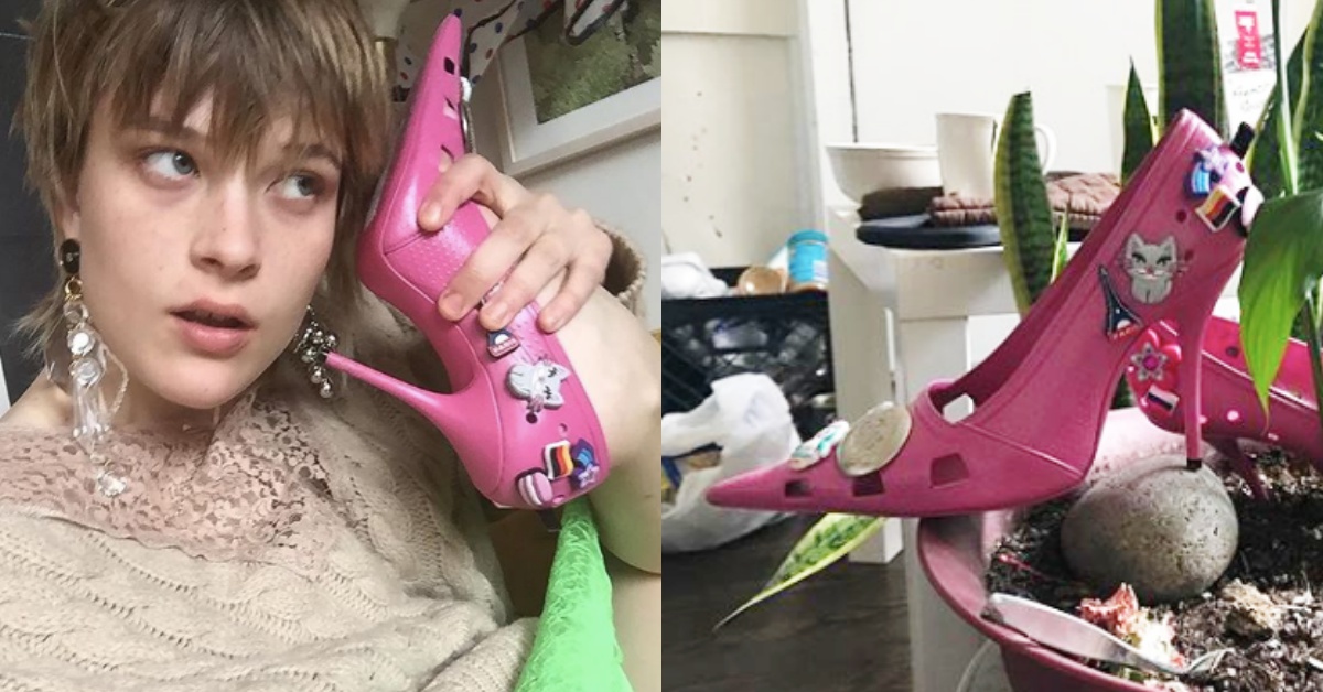 巴黎世家又要聯名布希鞋？Balenciaga這雙神秘「類Crocs」粉紅鞋高跟鞋好像有點美！ Balenciaga、巴黎世家、高跟鞋、Crocs、布希鞋