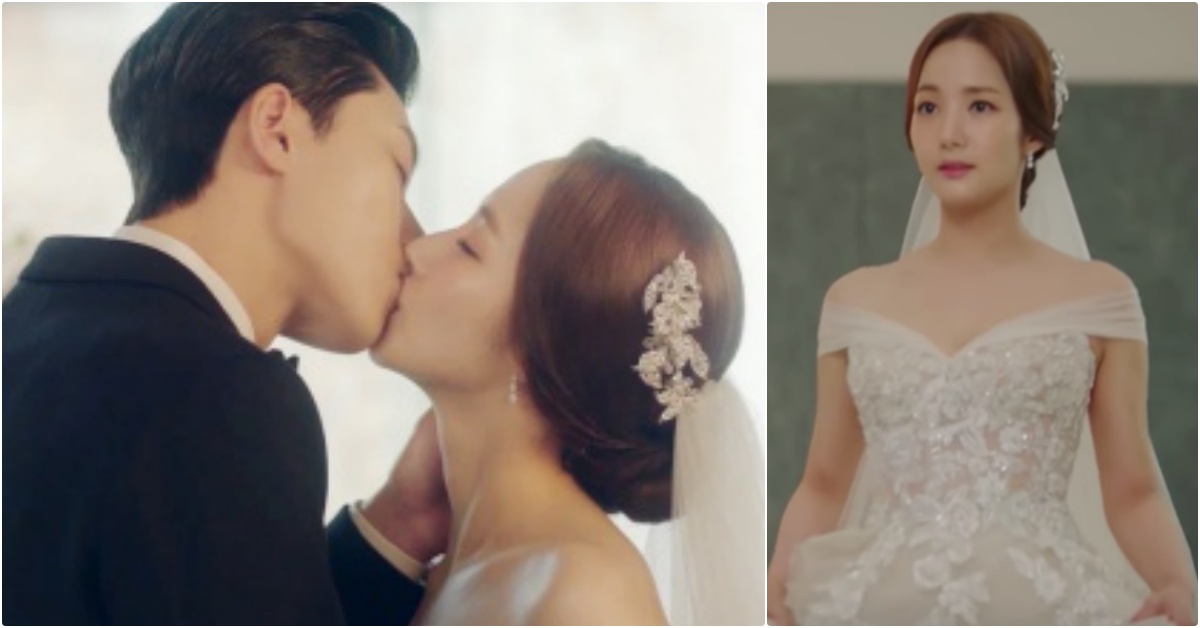 史上最甜大結局！當金秘書穿上純白婚紗走向前...副會長深情直視說出最動人的誓言♡ 金秘書為何那樣、金秘書、副會長、2018韓劇、李英俊、金微笑、朴敘俊、朴敏英、韓劇婚禮