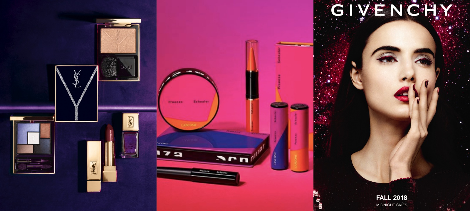 美妝控請筆記！YSL、DIOR、GIVENCHY、蘭蔻超美2018「限量秋妝」一次看過癮！|彩妝關鍵字 YSL、YSL限量秋妝闇紫誘惑、LANCOME、2018秋冬妝容、2018秋冬彩妝趨勢