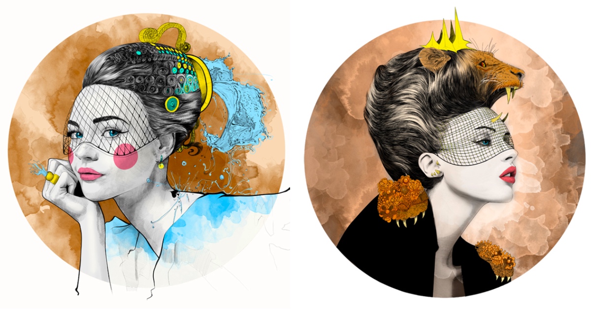 你是什麼style？Mustafa Soydan十二星座漫畫風時尚插畫 Mustafa Soydan、十二星座、漫畫、時尚、插畫