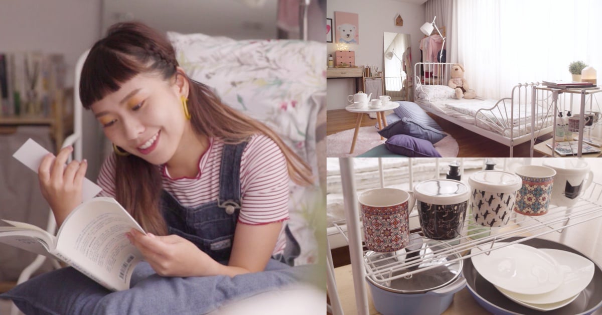 倉庫變身夢幻美房，小資摳摳打造女孩們的夢想窩！ 快讓妞編帶妳逛逛～那些不能錯過的超級好物吧 房間佈置、可愛、夢幻、房間、居家、HOLA