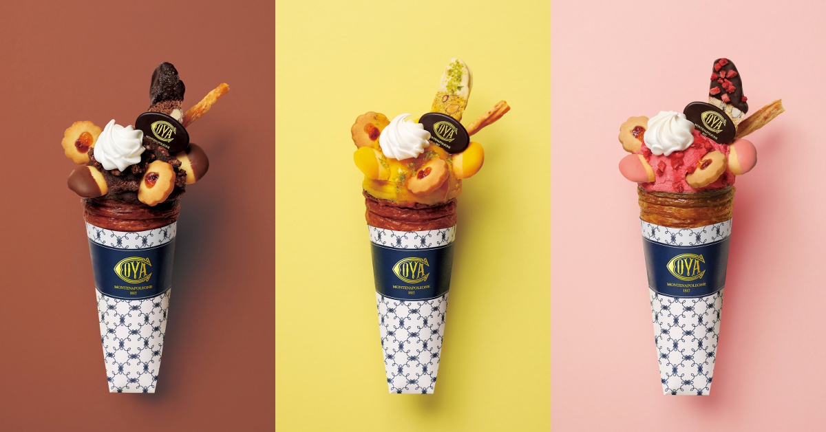 浮誇系「可頌甜筒冰淇淋」想吃嗎？米蘭百年甜點COVA全台獨家新品盛夏上市 COVA、可頌甜筒冰淇淋、獨家、甜點、台灣、米蘭、新品、夏季、限量、盛夏巧克力可頌冰淇淋、豔夏芒果可頌冰淇淋、戀夏草莓可頌冰淇淋