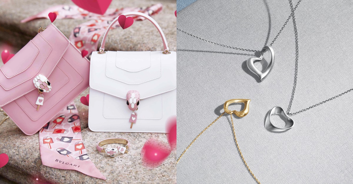 女友絕對心花開！「BVLGARI包包配件組、GEORG JENSEN愛心項鍊⋯」情人節送禮光明燈在這！ BVLGARI、GEORG JENSEN、Les Néréides、Swarovski、情人節、七夕