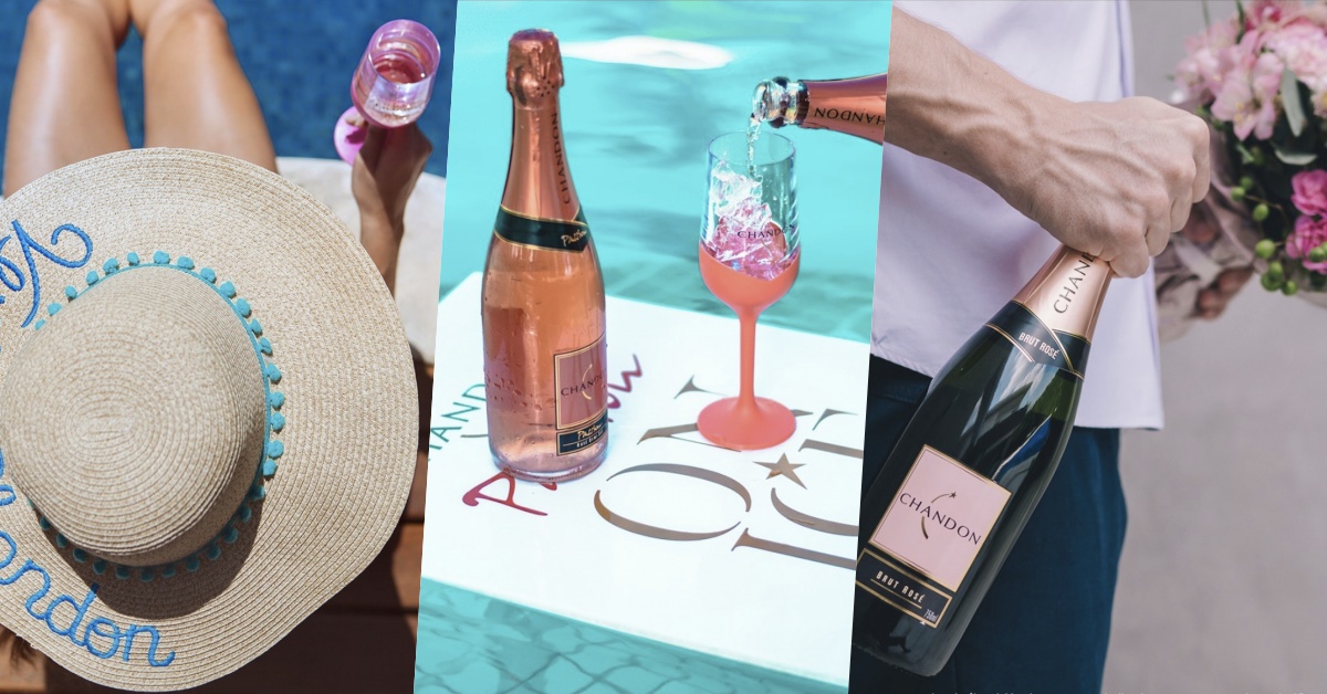 什麼酒最適合搭配海鮮或燒烤料理呢？「粉紅氣泡酒」是首選！ Chandon 、野餐墊、情人節、粉紅氣泡酒、中秋節烤肉