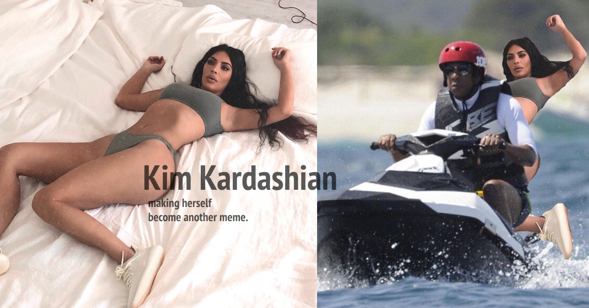 金卡達夏Twitter性感照變梗圖！網友創意惡搞根本毫無違和感 金卡達夏、KimKardashian、惡搞、梗圖、幽默