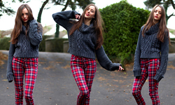 多變貼身褲！為雙腿穿上顏色與圖騰  穿搭、單品、街頭、褲子、貼身褲、牛仔褲、