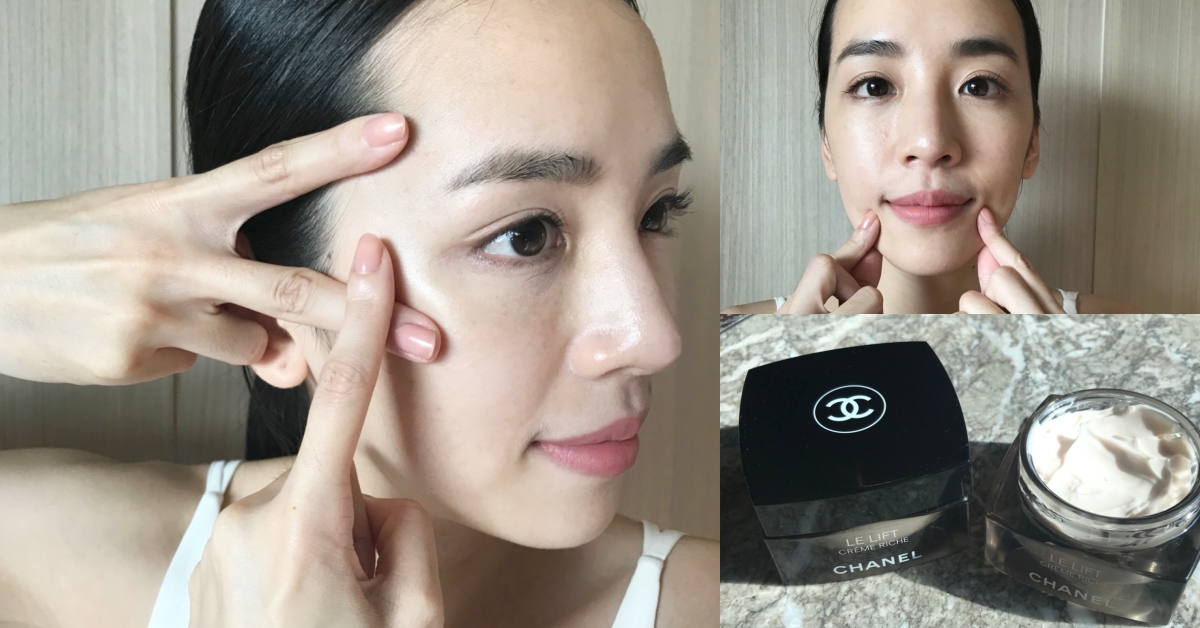 改善魚尾紋、法令紋這樣做！3分鐘就能搞定的「撫紋按摩」手法示範，不想顯老快學  | 保養教學 香奈兒、魚尾紋、法令紋、 KOSE雪肌精御雅光能精粹日霜、la prairie魚子美顏豐潤保濕霜