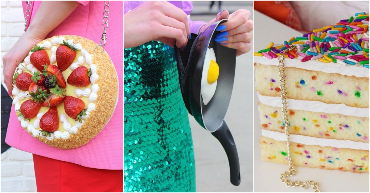 蛋糕、甜甜圈、爆米花、烤雞…通通被我拿來揹啦！真實度100%可口「美食包」超想咬一口♡ 美食包、甜點包、烤雞包、食物造型包包、Rommy Kuperus