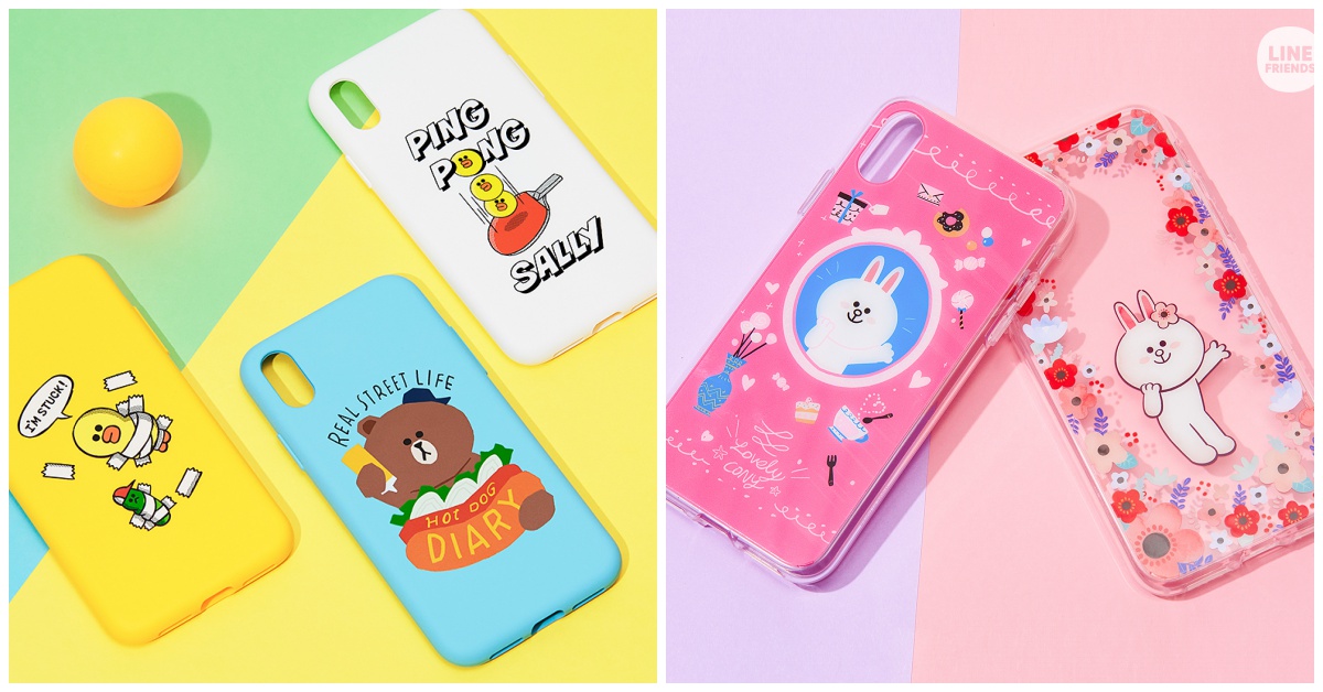 莎莉怎麼被當成乒乓球打？！LINE FRIENDS手機殼開啟活潑少女心♡ 韓國、LINE FRIENDS、手機殼、莎莉、熊大、兔兔、iPhone、可愛、繽紛、粉紅色