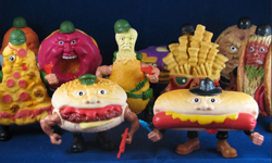 如果食物長這樣你吃得下去嗎？肌肉系玩具「食物戰士」 食物、玩具、詭異、搞笑、肌肉、懷舊、復古、美泰兒、食物戰士、Food Fighters、藝術