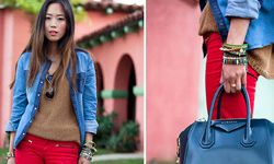 沒錢買新衣靠這招　Aimee Song的重複穿搭技巧 舊金山、洛杉磯、lookbook、穿搭、街拍