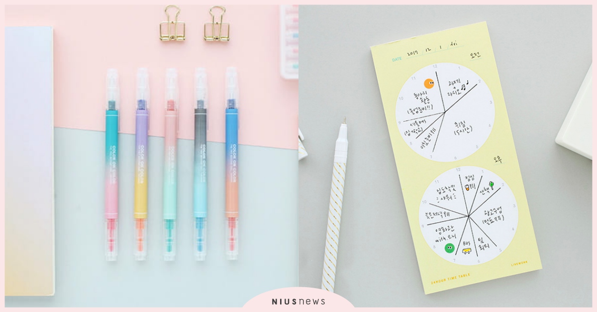 韓系「功能便條紙」美得讓你願意提筆！韓妞感文具週邊第二彈 剁手指小姐、買文具、功能便條紙、韓國、韓妞、可愛、便條紙、文具控