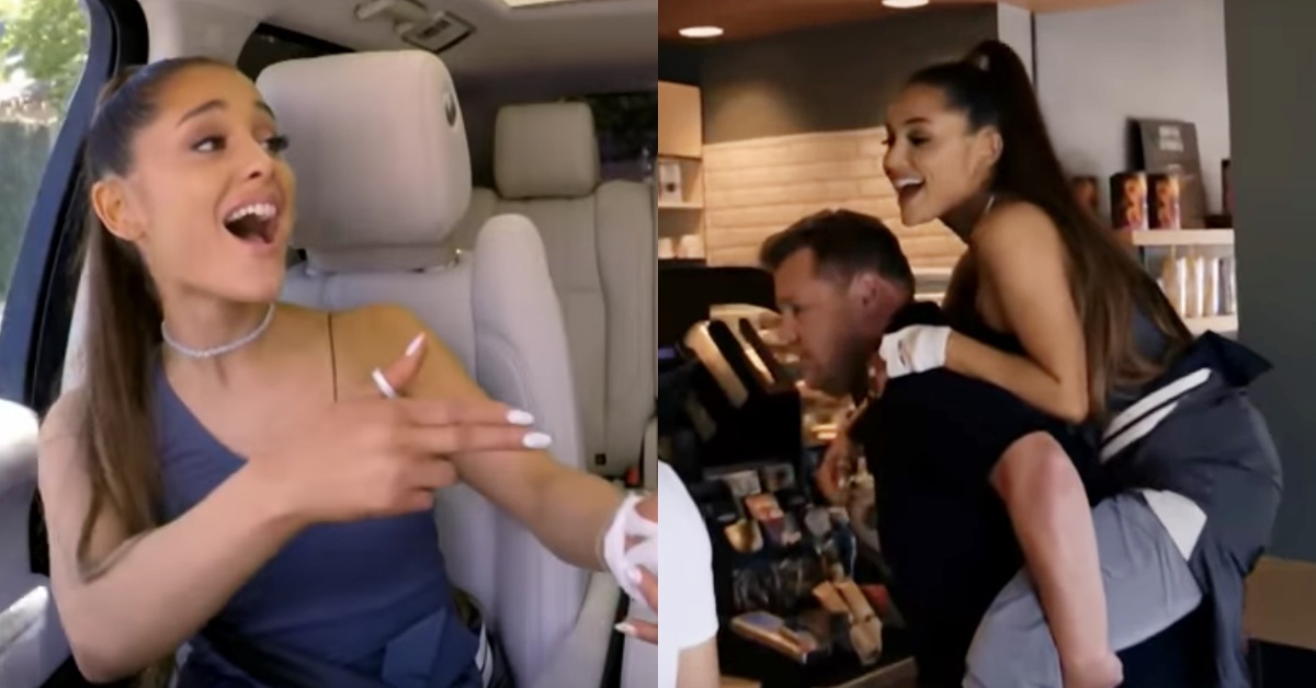 超強轉音分不清真唱還對嘴！亞莉安娜「車上卡啦OK」嗨唱，加碼模仿席琳狄翁！    亞莉安娜、車上卡啦OK、席琳狄翁、詹姆斯柯登、car pool