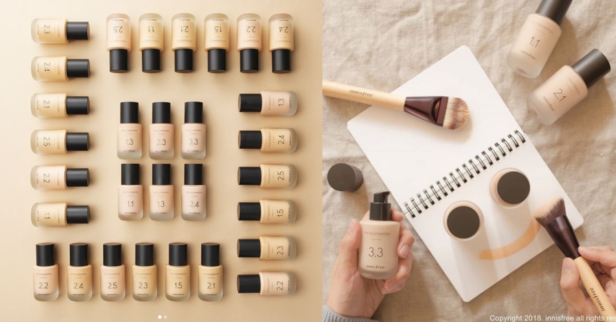 innisfree「我的訂製粉底」給你50種底妝選擇！「粉底顏色、遮瑕度、光澤感」自己選擇！|女生開開箱 我的訂製粉底、myfoundation、我的訂製粉底銀行