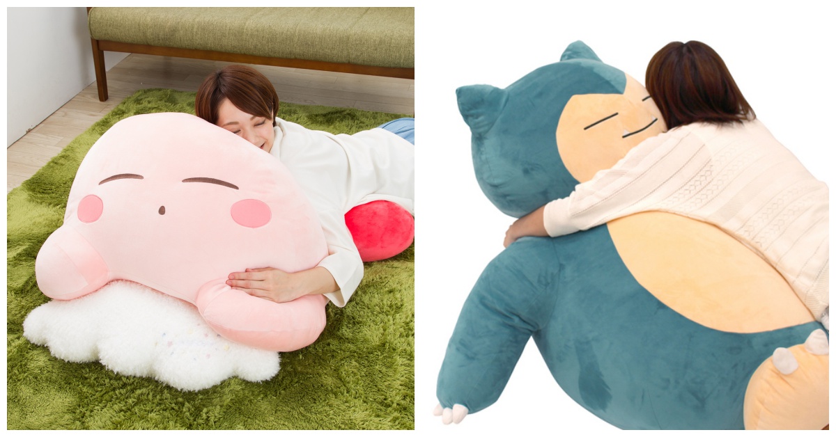 名副其實的巨萌玩偶！日本推出超大「星之卡比」與「卡比獸」等你來撲抱 星之卡比、精靈寶可夢、卡比獸、玩偶、療癒、可愛