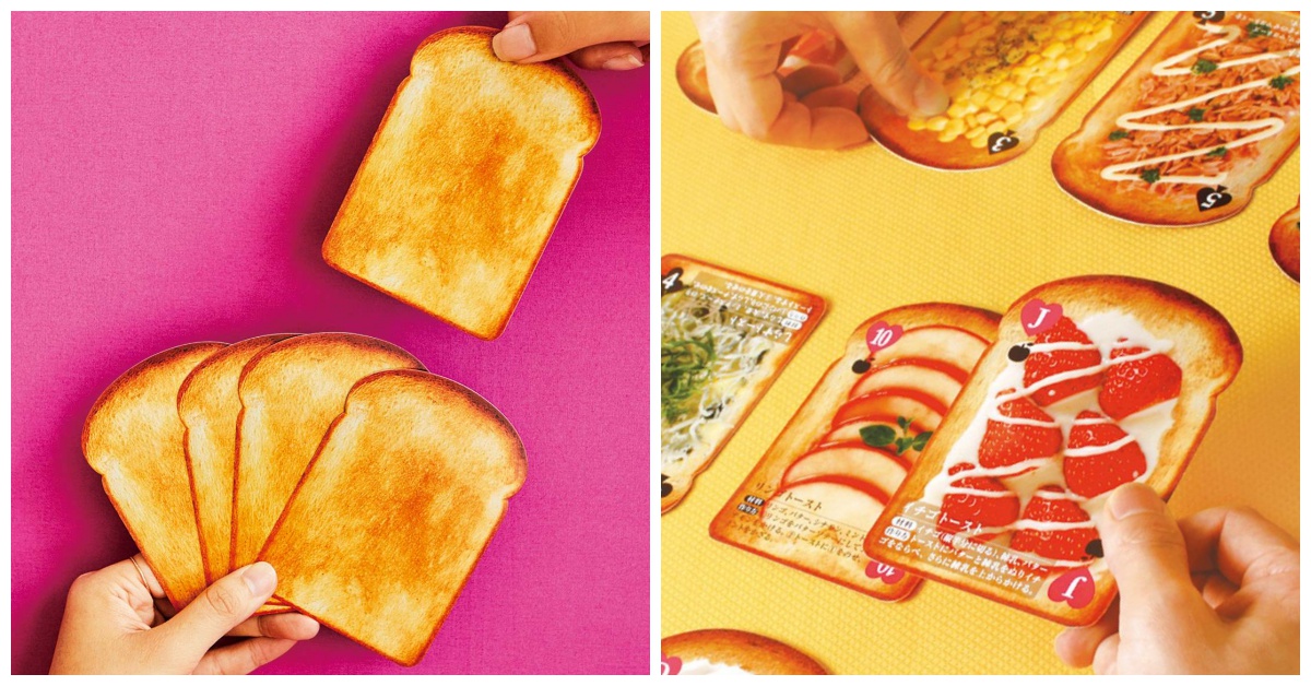 越玩越餓的吐司、壽司撲克牌登場！到底是來打牌還是一飽「眼」福的？ 日本、吐司、壽司、撲克牌、felissimo、仿真、趣味、食慾、食物