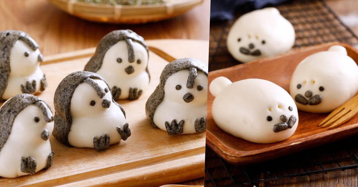 圓滾滾「企鵝甜包」有吃過嗎？5款饅頭＆包子創意美味新花招特蒐 剁手指小姐、吃貨放送、饅頭、包子、造型、企鵝、海獅、口味、巧克力、爆漿、榛果咖啡、抹茶