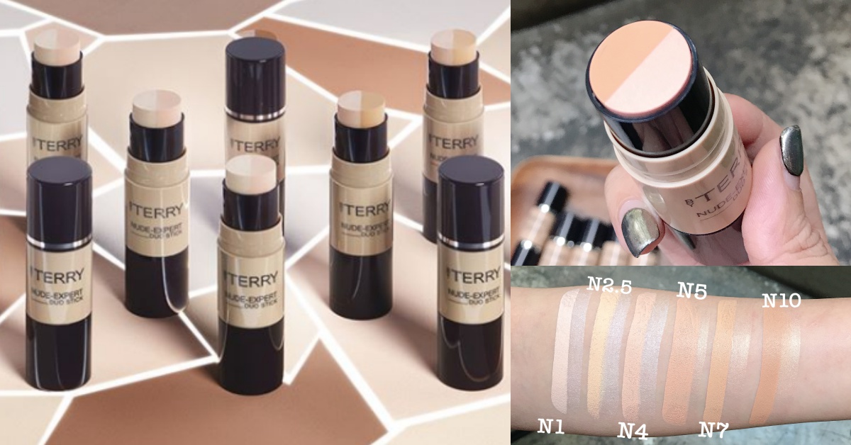 懶女生必備！BYTERRY「專業完美雙色粉底棒」一次搞定底妝、打亮、修容！|女生開開箱 BYTERRY、BYTERRY專業完美雙色粉底棒