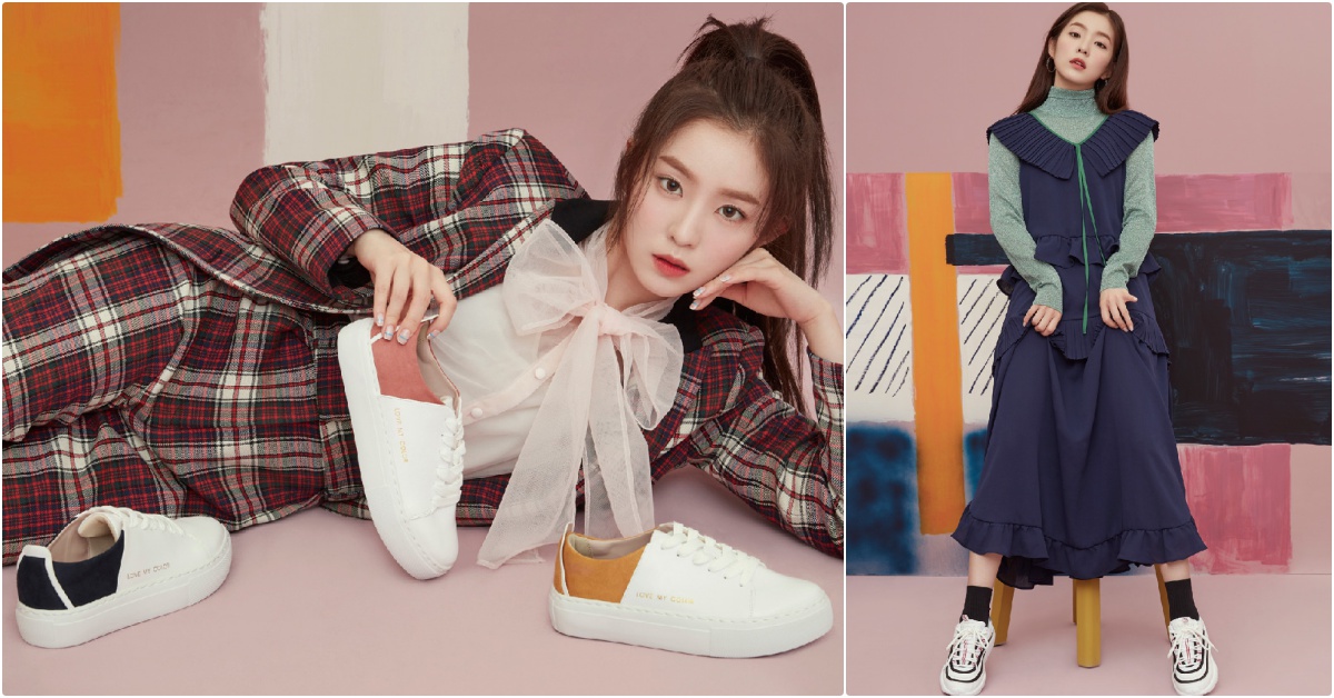 Irene女神的秋鞋PICK是？踏上NUOVO心空努那風「厚底鞋」秒殺天菜男♡ Irene、Red Velvet、NUOVO、Irene穿搭、Irene鞋款、秋天厚底鞋、Love My Color、老爹鞋