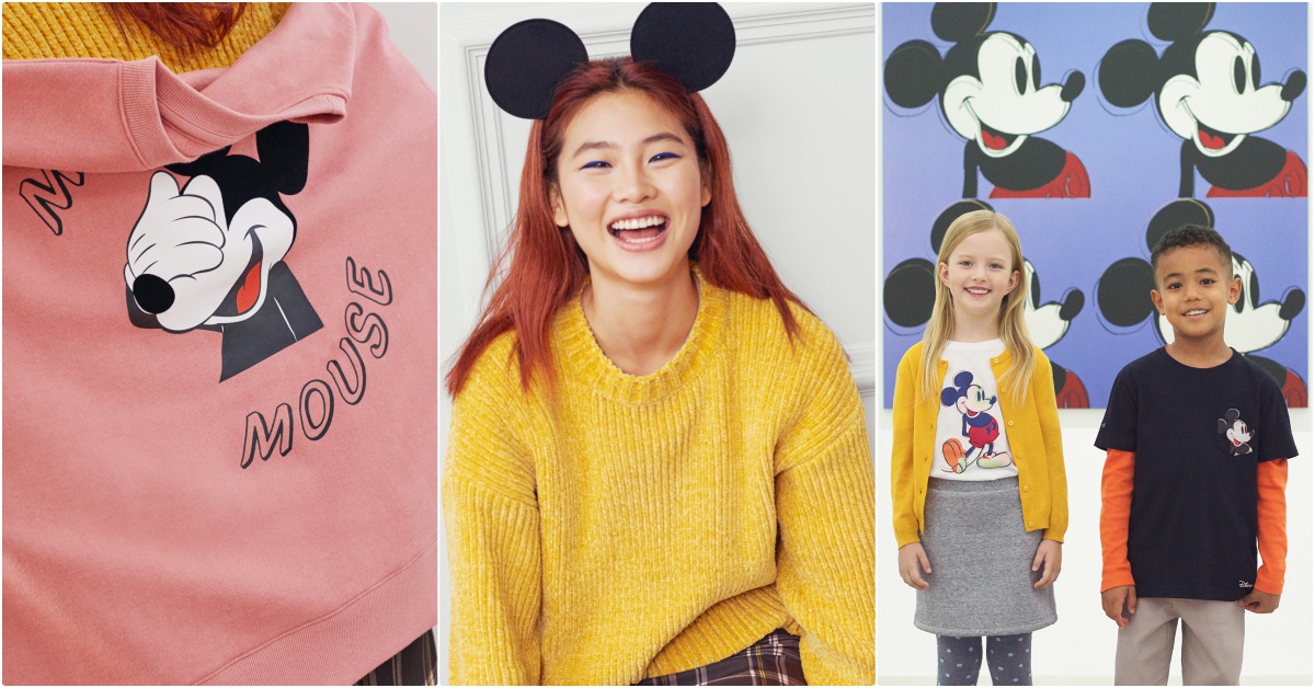 米奇90週年超萌二連發！UNIQLO、H&M揪卡通界巨星進攻你的衣櫃暖暖過冬♡ 米奇、米奇90週年、UNIQLO、H&M、迪士尼聯名、米奇聯名、UT系列、安迪沃荷、ANDY WARHOL、Divided2018 