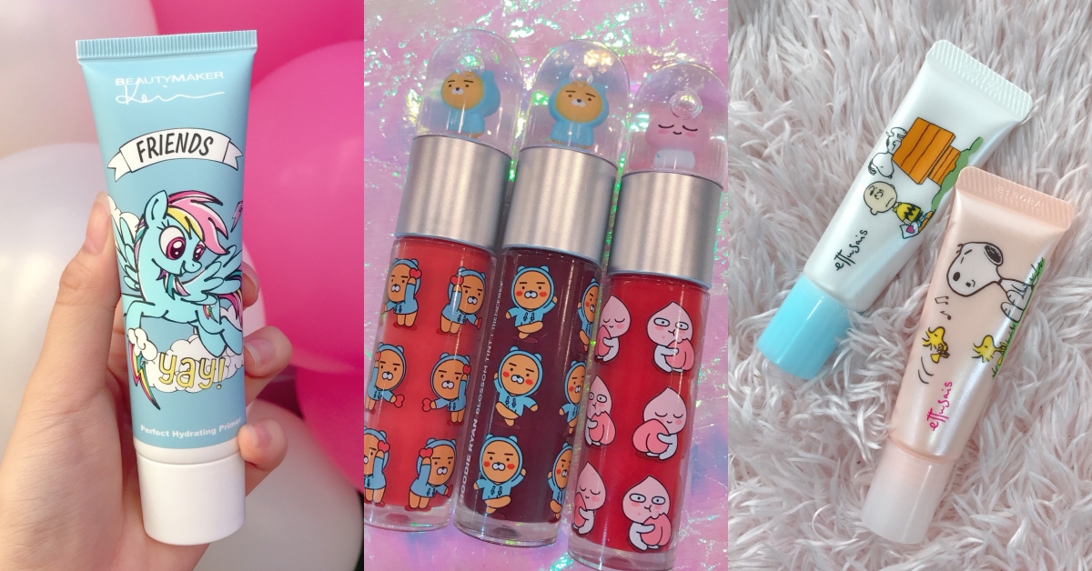 真的太萌了！粉紅甜桃、SNOOPY、彩虹小馬這些「卡通聯名美妝」讓少女心大爆棚 聯名美妝、SNOOPY、卡通聯名美妝、彩虹小馬、粉紅甜桃、