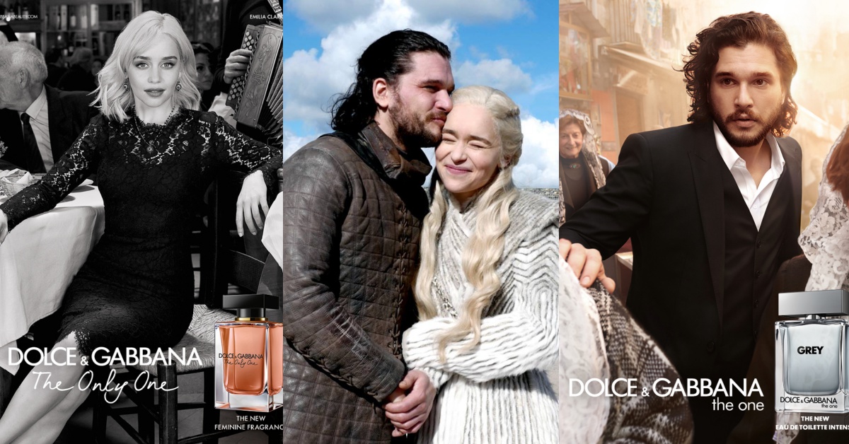 《冰與火之歌》推出對香？龍母Emilia Clarke為代言的D&G香水廣告開嗓唱歌！ 冰與火之歌、瓊恩雪諾、Jon Snow、EmiliaClarke