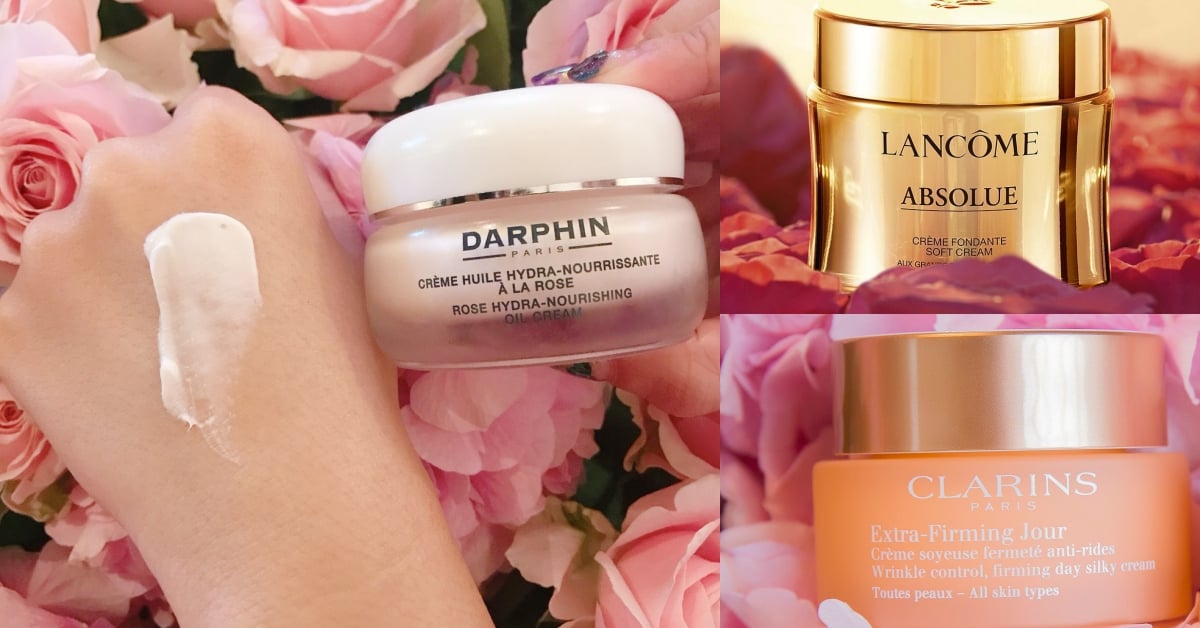味道超療癒！這幾款抗老乳霜不僅保濕夠力，迷人玫瑰香氣更讓人用一次就上癮 玫瑰香調、抗老乳霜、DARPHIN玫瑰精露潤澤乳霜 、 LANCOME絕對完美黃金玫瑰修護乳霜