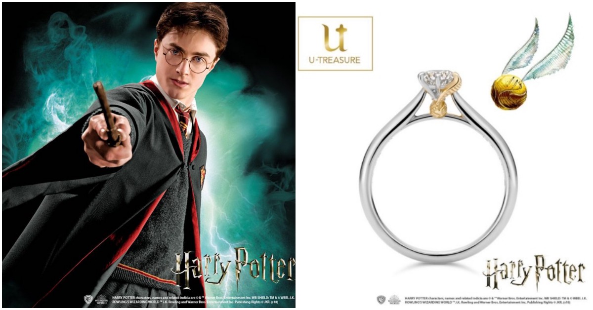 戴上就不再是麻瓜！哈利波特「金探子戒指」、「魔杖項鍊」與你訂下最美的誓約 哈利波特、飾品、金探子戒指、魔杖項鍊、鄧不利多、佛地魔