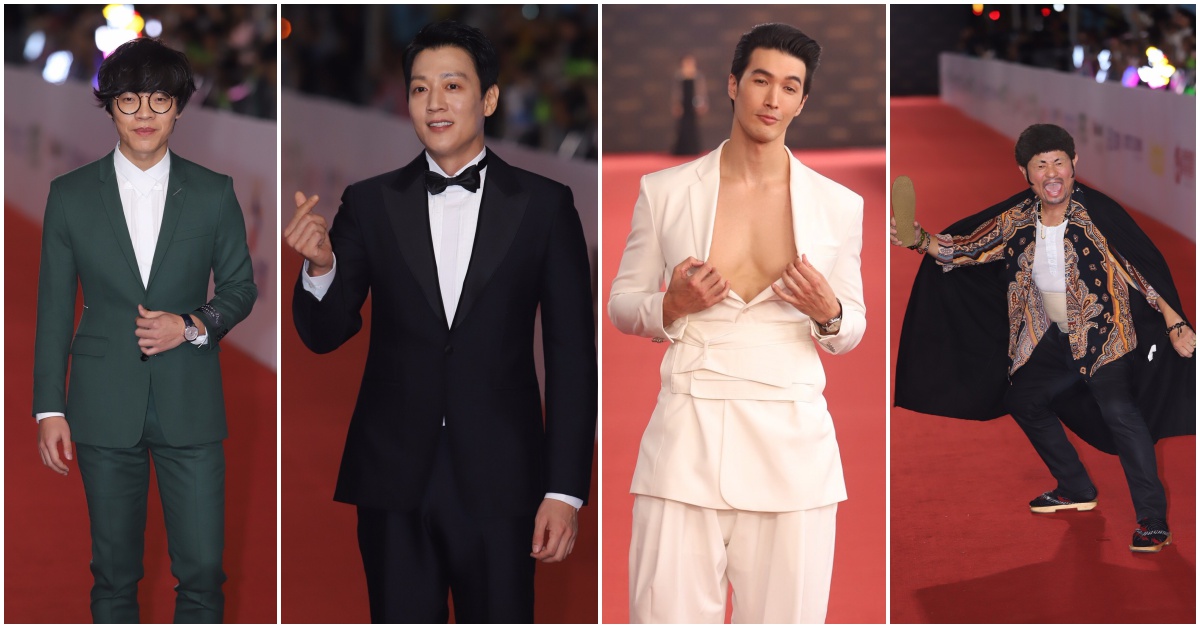 金鐘獎第53屆男星紅毯時尚各出奇招搶鏡頭！錦榮露V、花甲綠綠的、許效舜大暴走？！ 金鐘獎、金鐘53、星光大道、紅毯、盧廣仲、錦榮、許效舜、張軒睿