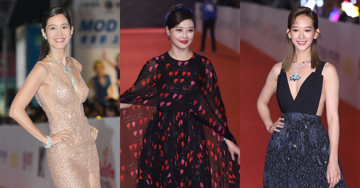 53屆金鐘紅毯就是「高衩、透視、超深V」！ Janet好萊塢式極高衩，還有周海媚凍齡現身！ 53屆、金鐘獎、紅毯、周海媚、紅毯時尚