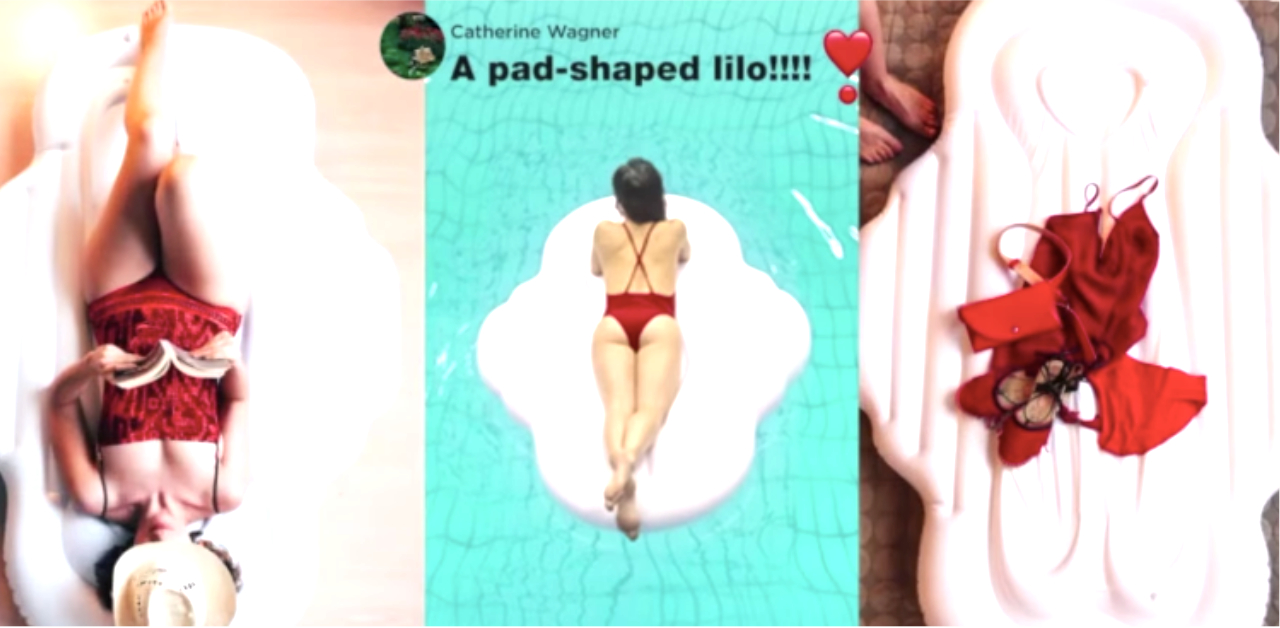 月經的模樣 美國廣告、月經、經血、衛生棉、女性、正常、