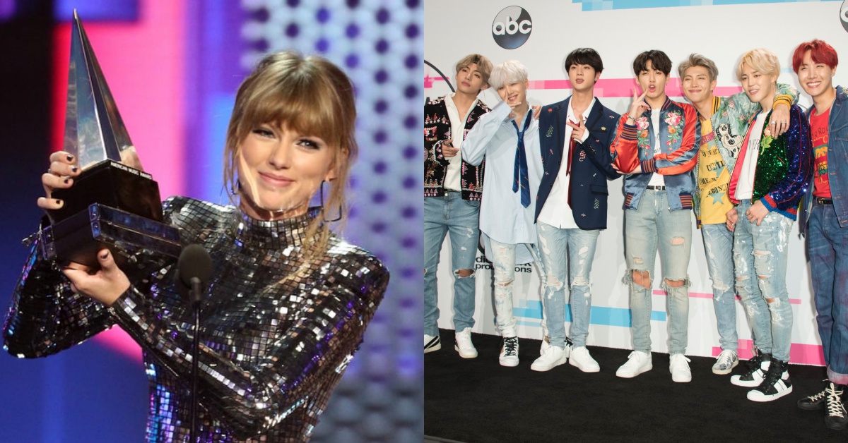 泰勒絲AMA開場巨蛇登台超大陣仗！BTS拿下南韓首座「最受歡迎社群藝人獎」！ 泰勒絲、BTS、卡蜜拉、AMA、全美音樂大獎