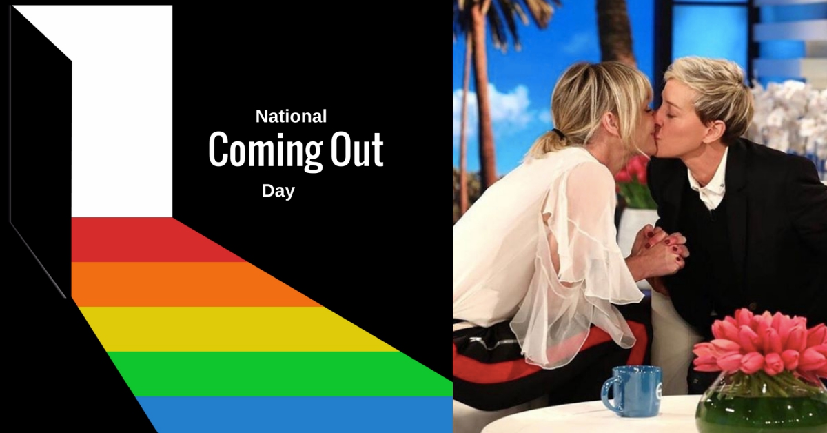 國際出櫃日快樂！艾倫IG發吻照表示「這是你能送你自己最棒的禮物」 艾倫秀、TheEllenShow、NationalComingOutDay、LGBT、EllenDeGeneres