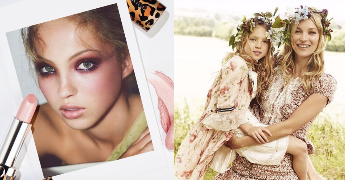 超美煙燻妝上陣！超模Kate Moss女兒Lila Moss為彩妝品牌拍攝形象廣告！ KateMoss、凱特摩絲、lilamoss