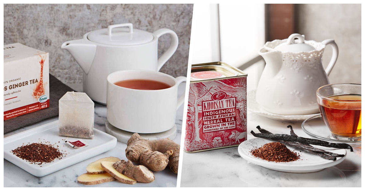 冷天喝薑茶、香草茶是最療癒的事！無咖啡因茶品暖胃推薦♡ 粉色選物店、科伊桑南非有機博士茶、薑茶、綠茶、紅茶