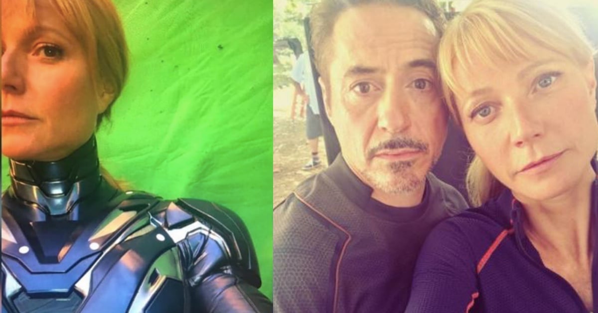 小辣椒報隊超級英雄再+1！《復仇者聯盟4》穿上鋼鐵人打造紫色盔甲自拍好嗆辣！ 復仇者聯盟4、葛妮絲派特洛、漫威、無限之戰、鋼鐵人